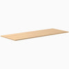 Desky Laminate Desk Tops - sublime teak 2000mm straight