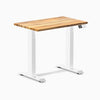Desky dual mini hardwood teak 800mm in white