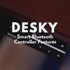 Desky Dual Mini Rubberwood Sit Stand Desk image 3