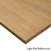 rubberwood corner office desk